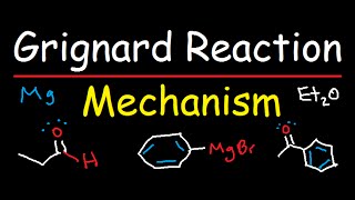 Grignard Reagent Synthesis Reaction Mechanism  Organic Chemistry [upl. by Augustina]