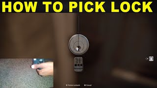 Call of Duty Black Ops Cold War How To Pick Locks Tutorial [upl. by Ojyram655]