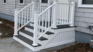 Vinyl Railing Install Video [upl. by Imeon]