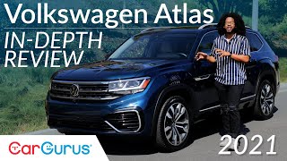 2021 Volkswagen Atlas Review Sophisticated simplicity  CarGurus [upl. by Rivard944]