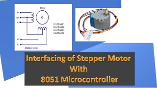 Lecture 34 Interfacing of Stepper Motor with 8051 Microcontroller  Assembly language program [upl. by Idnod158]