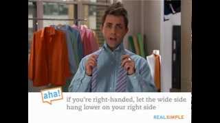 How To Tie a Necktie  Real Simple [upl. by Philender848]