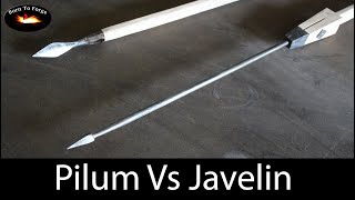 Roman Pilum Vs Celtic Javelin Tests [upl. by Barabbas670]