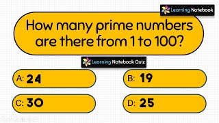 Multiples and Factors Quiz  Class 5 6 7 Maths Quiz  MCQ Part1 [upl. by Meerak]