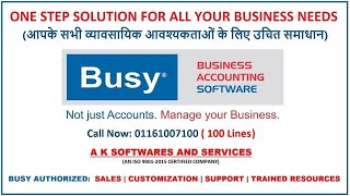 Data Export And Import Busy Or Excel In Busy Accounting Software [upl. by Annayoj]