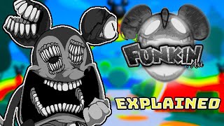 Mickey Mouse Funkin AVI 18 mod explained in fnf [upl. by Ecyac447]