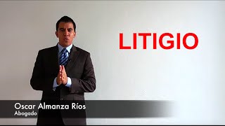 TEORÍA GENERAL DEL PROCESO  2 Litigio [upl. by Ylelhsa]