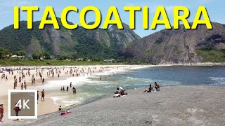 Walking Niterói Brazil  Praia de Itacoatiara 4K 60fps [upl. by Siriso292]