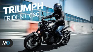 2021 Triumph Trident 660 Review  Beyond the Ride [upl. by Millda]