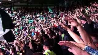 Celtic Fans  Green Brigade  We Love You  Celtic v Inverness 24082013  Celtic FC [upl. by Purity]