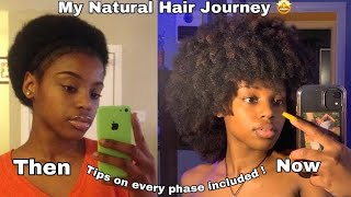 My Natural Hair Journey 💛  tips included [upl. by Oiuqise]