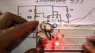 2 LED alternos con 555 [upl. by Baese140]