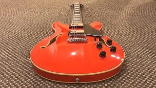 Ibanez Artcore AS73 Demo amp Review [upl. by Suoivatnod]