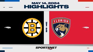 NHL Game 5 Highlights  Panthers vs Bruins  May 14 2024 [upl. by Kisor758]