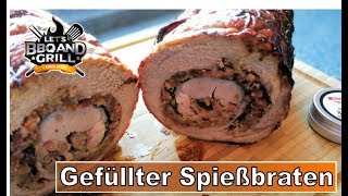 Gefüllter Spießbraten eine herrliche Sache [upl. by Ysdnil]