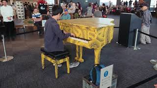 Chopin  Fantasie Impromptu in the Tokyo Metropolitan Government Building [upl. by Yaned]