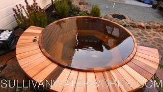 Western Red Cedar Hot Tub Construction [upl. by Nohsram246]