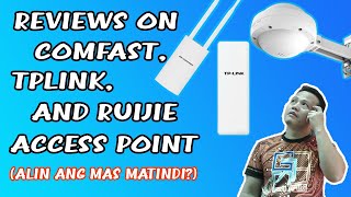 PISO WIFI REVIEWS ON COMFAST TP LINK RUIJIE AND UBIQUITI ACCESS POINT [upl. by Tnomad]