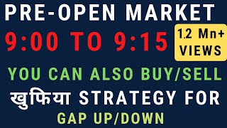 What is Pre Opening Session in Stock Market  How to trade in Pre Open Market [upl. by Akinak]