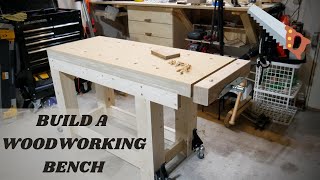 How to Build a Woodworking Bench w FREE PLANS  TheTranq [upl. by Hgieloj]