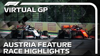 2021 Virtual Austrian Grand Prix Feature Race Highlights [upl. by Seen]