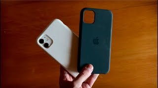 iPhone 11 Silicone Case Unboxing y Review [upl. by Suiratnod237]