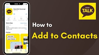 How to Add Friends on KakaoTalk  Guide to Add Contacts on Kakao 2021 [upl. by Gavrilla]