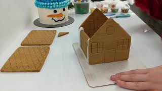 Gingerbread House Assembly [upl. by Sparhawk]