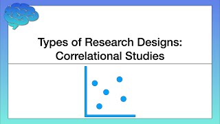 Types of Research Designs – Correlational Studies [upl. by Enetsirk]