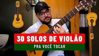 30 SOLOS DE VIOLÃO  MÚSICA SERTANEJA [upl. by Sivla]