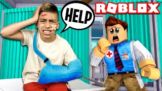 Ferran Ends up in The HOSPITAL in Roblox Brookhaven  Royalty Gaming [upl. by Quirk601]