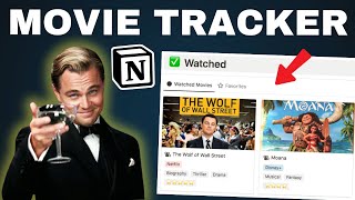 Build A Movie Tracker From Scratch  Notion Tutorial [upl. by Tager]