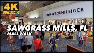 SAWGRASS MILLS FL USA 4K ALVAROX9 WALKS [upl. by Heyward]