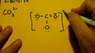 Lewis Dot Structure of CO3 2 Carbonate Ion [upl. by Roselba732]