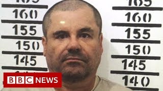 El Chapo Rare prison video emerges  BBC News [upl. by Immac38]