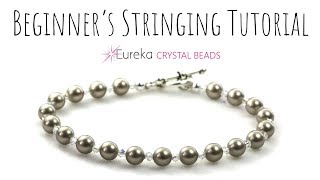 Learn to string beads  the right way [upl. by Berliner]