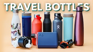 10 Excellent Travel Water Bottles  Hydro Flask Klean Kanteen Zojirushi and More [upl. by Bithia853]