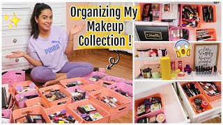 Organizing My ENTIRE Makeup Collection  How I Organize  Store My Makeup [upl. by Kremer]