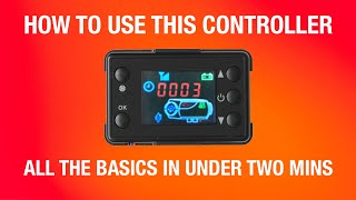 Chinese diesel heater controller functions  A quick guide [upl. by Lelah914]