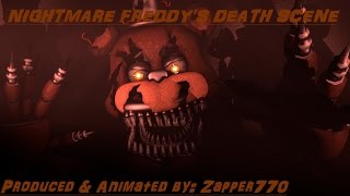 SFM FNaF 4 Nightmare Freddys Death Scene [upl. by Deni]