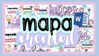 Mapa Mental Bonito en WordFernanda🌺 [upl. by Feil946]