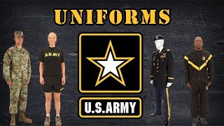 Uniforms in the US Army [upl. by Elyrad]