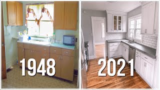 Epic Kitchen Remodel on a Budget  75 YEAR OLD KITCHEN REMODEL [upl. by Spurgeon]