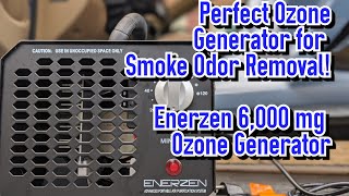 Perfect ozone generator for removing smoke odor amp more in a car Enerzen 6000 mg Ozone Generator [upl. by Samanthia]