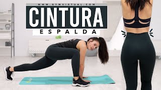 ABDOMEN CINTURA Y ESPALDA  15 MINUTOS [upl. by Esdnyl]