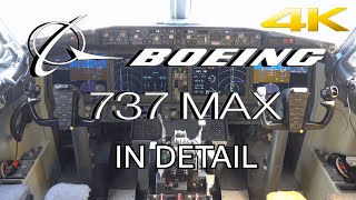 ✈️ Boeing 737 Max cockpit tour ✈️  B737 NG comparison [upl. by Ecal]