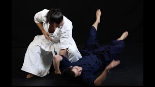 Yokomen uchi  Shiho nage  Omote  Kishinkai Aikido  Leo Tamaki [upl. by Olenka]