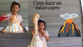 COMO HACER UN VOLCAN CASERO [upl. by Annuahsal]