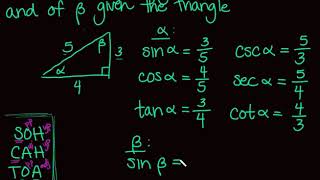 Trigonometric Functions of Acute Angles [upl. by Barram394]