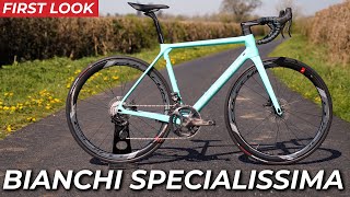 2021 Bianchi Specialissima First Look  A Lottery Winners Dream Bike [upl. by Ahtnamas]